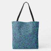 Psychedelische Blobs Tasche (Rückseite)