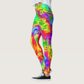 psychedelische Blume 2 Leggings (Links)