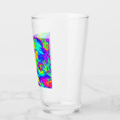 psychedelische Blume 3 Glas (Links)