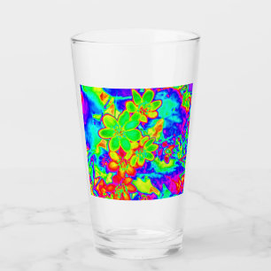 psychedelische Blume 3 Glas