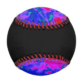 psychedelische Blume 4 Baseball (Vorderseite)