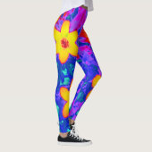 psychedelische Blume 4 Leggings (Rechts)