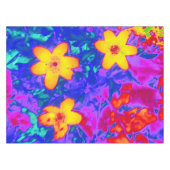 psychedelische Blume 4 Tischdecke (Vorderseite (Horizontal))