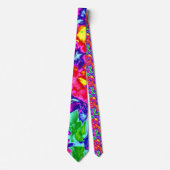 psychedelische Blume 5 Krawatte (Vorderseite)