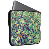 Psychedelische Blume Bed 03 Laptopschutzhülle (Vorne Rechts)