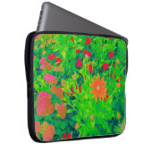 Psychedelische Blume Laptopschutzhülle (Vorne Rechts)
