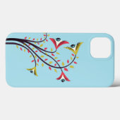 Psychedelische Blume mit steilen Augen Case-Mate iPhone Hülle (Rückseite (Horizontal))