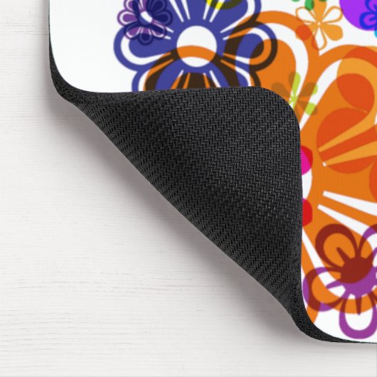 Psychedelische Blume MousePad (Ecke)