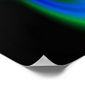 Psychedelische Blume Poster (Ecke)