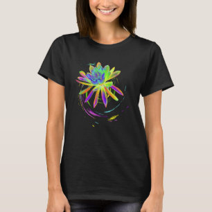 Psychedelische Blume T-Shirt