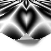 Psychedelische Blume X-Ray Poster (Ecke)