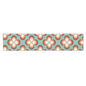 Psychedelische Blumen Kurzer Tischläufer (Horizontal)