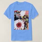 Psychedelische Blüte T-Shirt (Design vorne)
