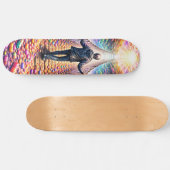 Psychedelische Brücken Reise Skateboard (Horizontal)