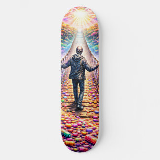 Psychedelische Brücken Reise Skateboard