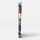 Psychedelische bunte Grafik iPhone Hülle (Rechte Seite)