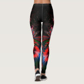 Psychedelische Chakra-Leggings Leggings (Rückseite)