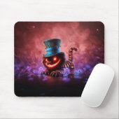 Psychedelische Chessie-Katze unter Pilzen Mousepad (Mit Mouse)