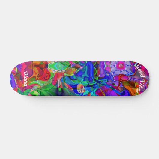 Psychedelische Decks für Skateboard (Horizontal)