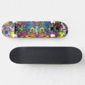 Psychedelische Decks für Skateboard (Horizontal)