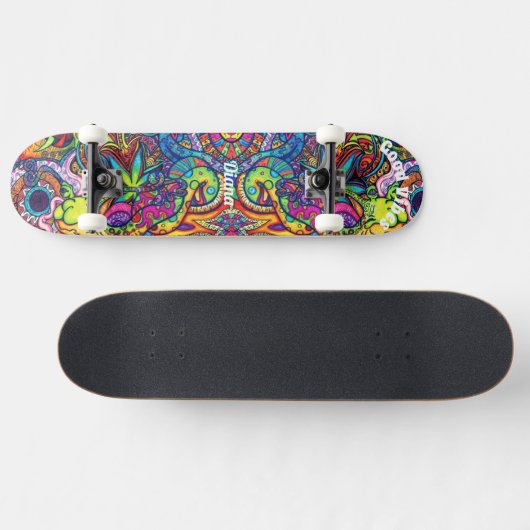 Psychedelische Decks für Skateboard (Horizontal)