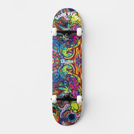 Psychedelische Decks für Skateboard (Vorderseite)