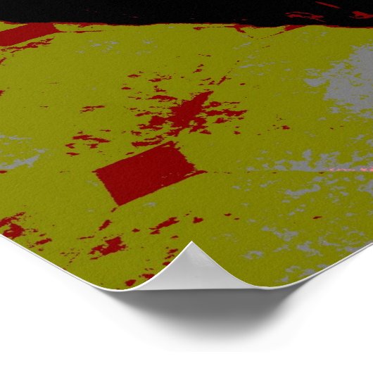 psychedelische Dekoration Print (Ecke)