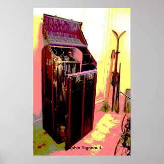 psychedelische Dekoration Print