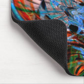 Psychedelische Dragonfly Mousepad (Ecke)