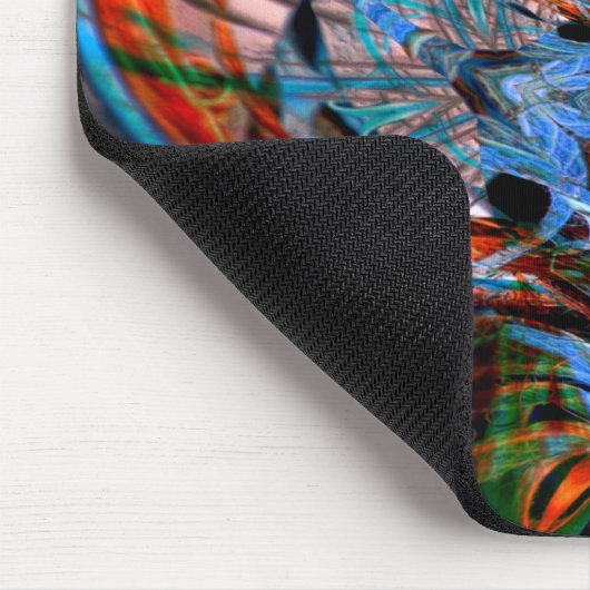 Psychedelische Dragonfly Mousepad (Ecke)