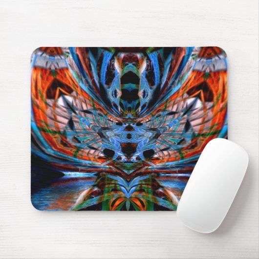 Psychedelische Dragonfly Mousepad (Mit Mouse)