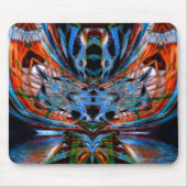 Psychedelische Dragonfly Mousepad (Vorne)