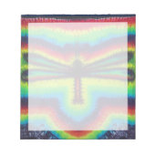 Psychedelische Dragonfly Notizblock (Vorderseite)
