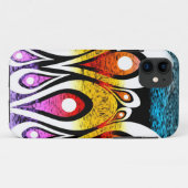 Psychedelische Drops-Kunst Case-Mate iPhone Hülle (Rückseite (Horizontal))