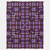 Psychedelische Einhorn-Mandala-Silk Fleecedecke (Vorderseite)