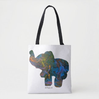 Psychedelische Elefant-Taschen-Tasche Tasche