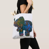 Psychedelische Elefant-Taschen-Tasche Tasche (Von Nahem)