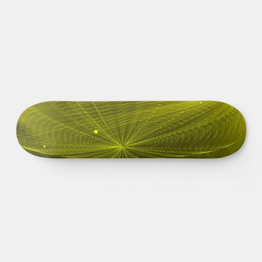 Psychedelische Elektro-Grüne Skateboard (Horizontal)