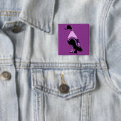 Psychedelische Ente Button (Beispiel)