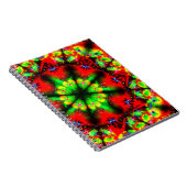 Psychedelische Entwurfs-Mandala Notizblock (Rechte Seite)