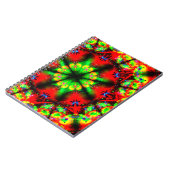 Psychedelische Entwurfs-Mandala Notizblock (Linke Seite)