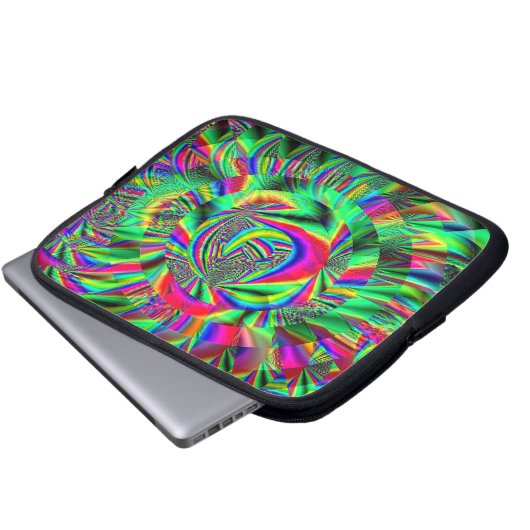 Psychedelische Erinnerungen... Laptopschutzhülle (Vorne Knopf)