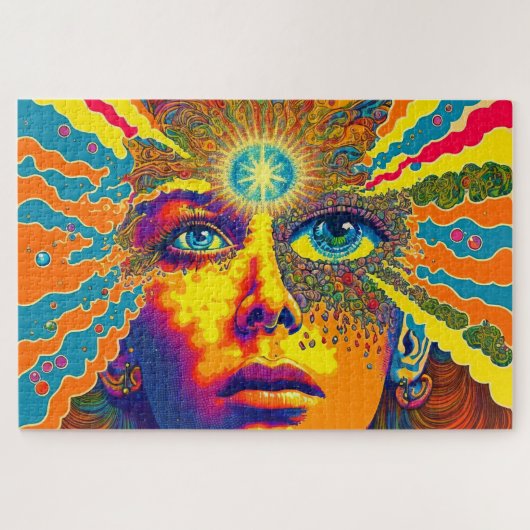 Psychedelische Erleuchtung Puzzle (Horizontal)