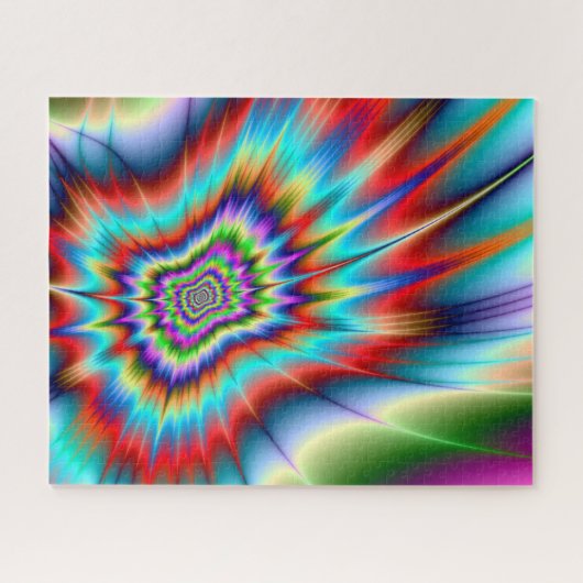 Psychedelische Explosion Puzzle (Horizontal)