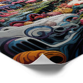 Psychedelische Fantasie Poster (Ecke)