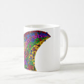 Psychedelische Fantasy-Kobold-Tasse Kaffeetasse (VorderseiteRechts)