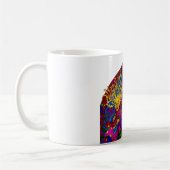 Psychedelische Fantasy-Kobold-Tasse Kaffeetasse (Links)