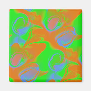 Psychedelische Farben 2 Magnet