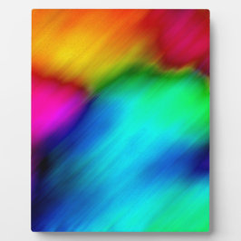 Psychedelische Farben Fotoplatte