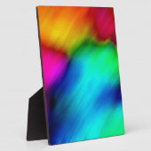 Psychedelische Farben Fotoplatte (Seite)